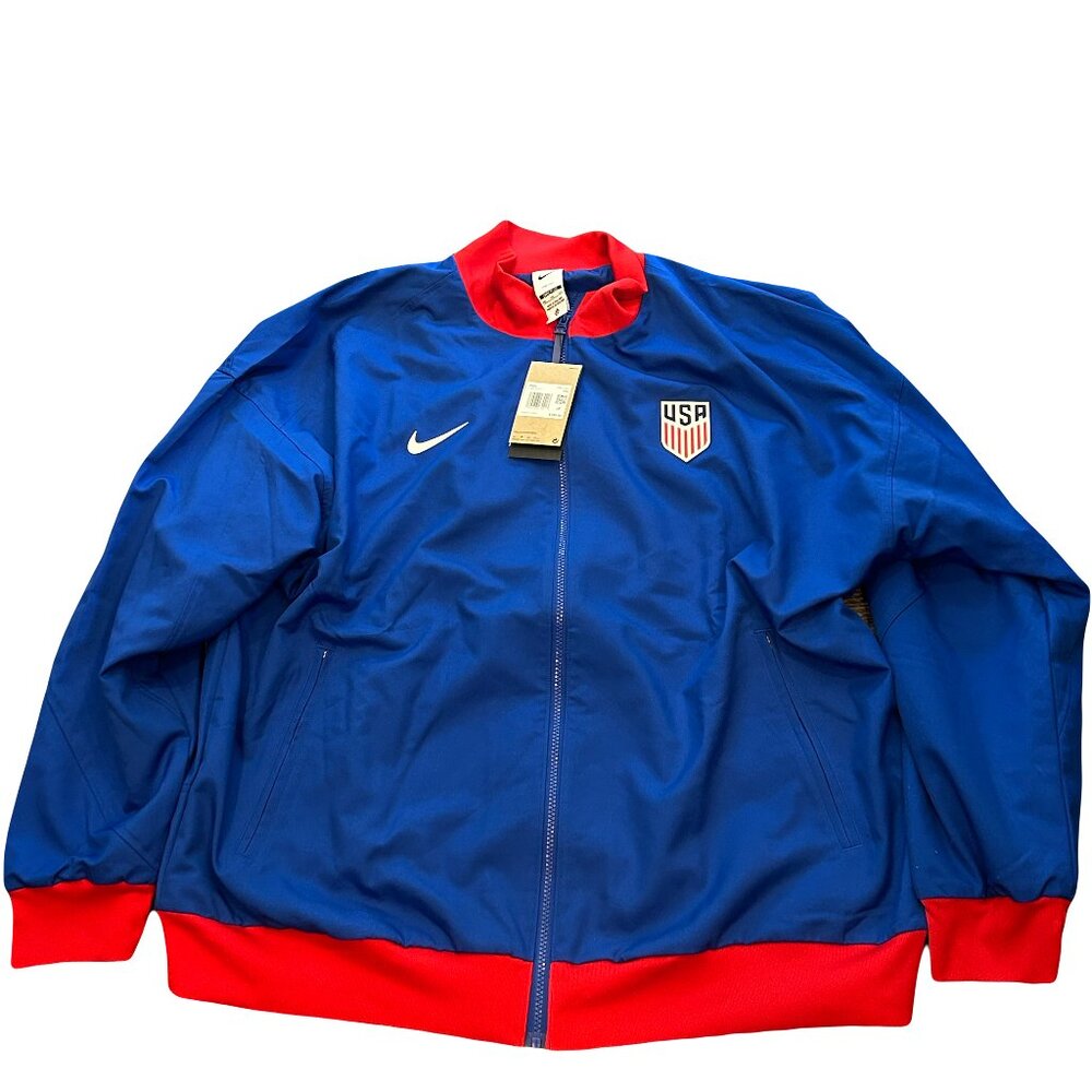 NWT USA USMNT Soccer Nike Dri-Fit Strike Logo Full-Zip Jacket
